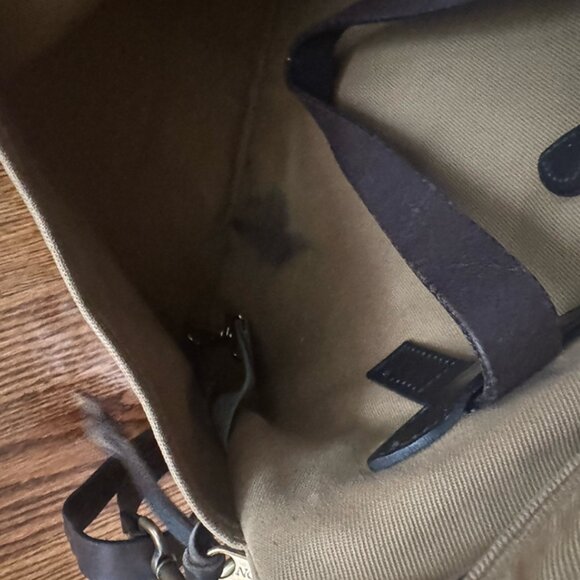 Filson Original Briefcase – Tan Canvas & Leather – Classic Heritage Style - Picture 5 of 8